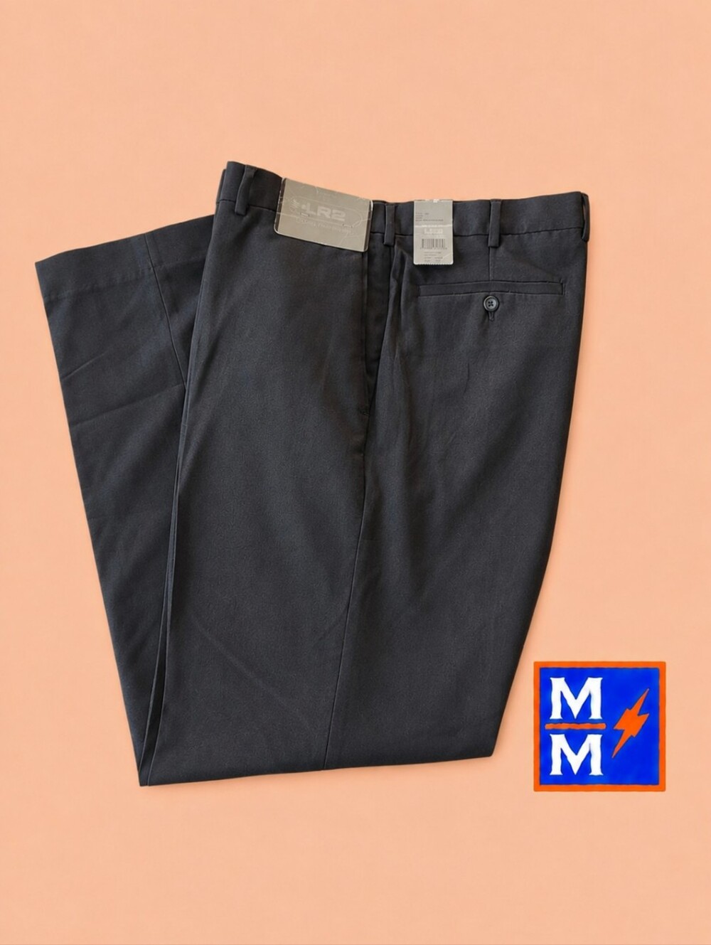 Louis Raphael LR2 Black Men’s Dress Pants - Classic Tailored Style. 40x32. NWT.